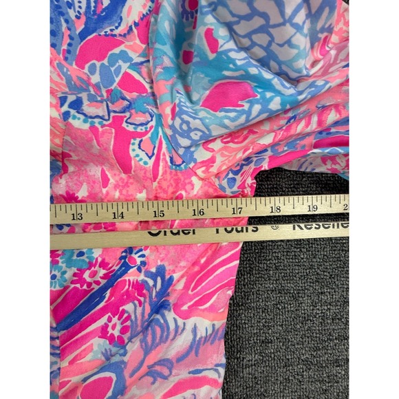 Lilly Pulitzer Dress Womens 8 Fiesta Stretch Dress Light Pascha Pink Aquadesiac - Picture 7 of 8